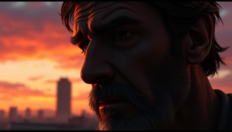 makeup, lighting, camera angle